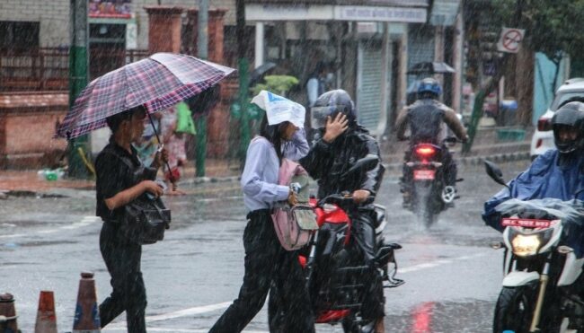 आगामी ३ दिन रातिको समयमा भारी वर्षा हुने