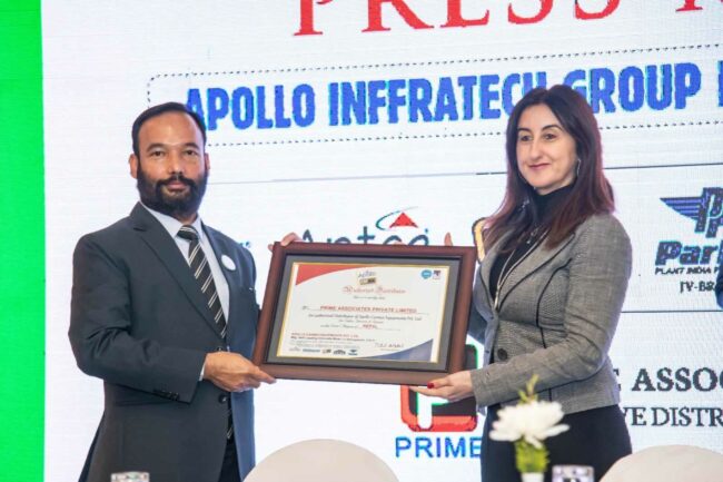 एपोलो इन्फ्र्याच ग्रुपको एकमात्र आधिकारिक विक्रेता प्राइम एसोसियसन