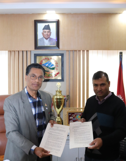 चन्द्रागिरि नगरबासीलाई मेट्रो रक्त संचार सेवाले निशुल्क रगत उपलब्ध गराउने सहमति