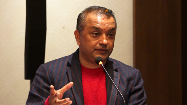 एनसेल प्रकरणमा राजनीतिक र प्रशासनिक नेतृत्वको साँठगाँठ भएको गगन थापाको दाबी