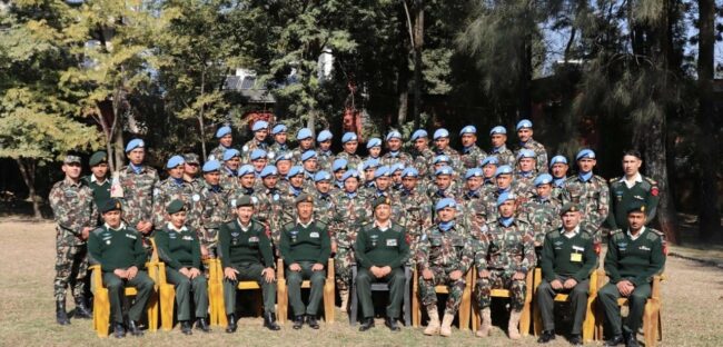 शान्ति स्थापना कार्यका लागि इराकमा तैनाथ २१ नेपाली सैनिक बदली