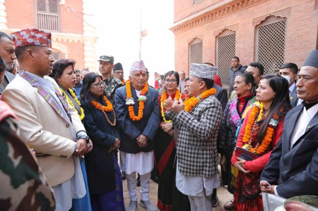 पहिलो पटक शाली नदीमा राष्ट्रपति
