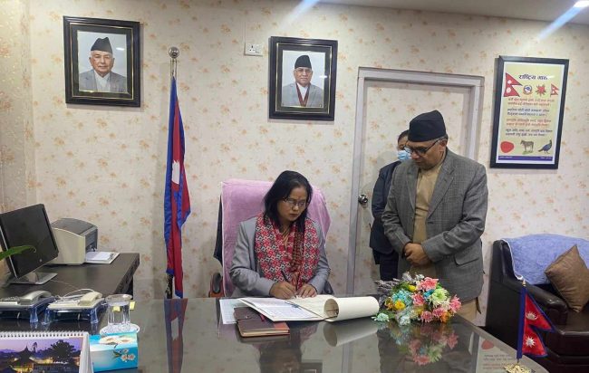 नियुक्त हुनसाथ जम्बो टोलीसहित अमेरिका भ्रमण