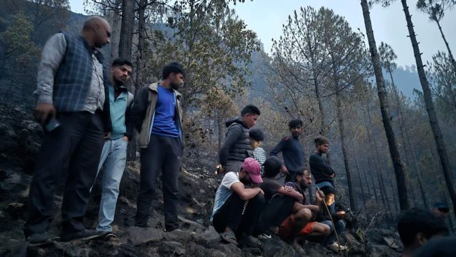 आगलागीले आमा छोराको ज्यान लियाे