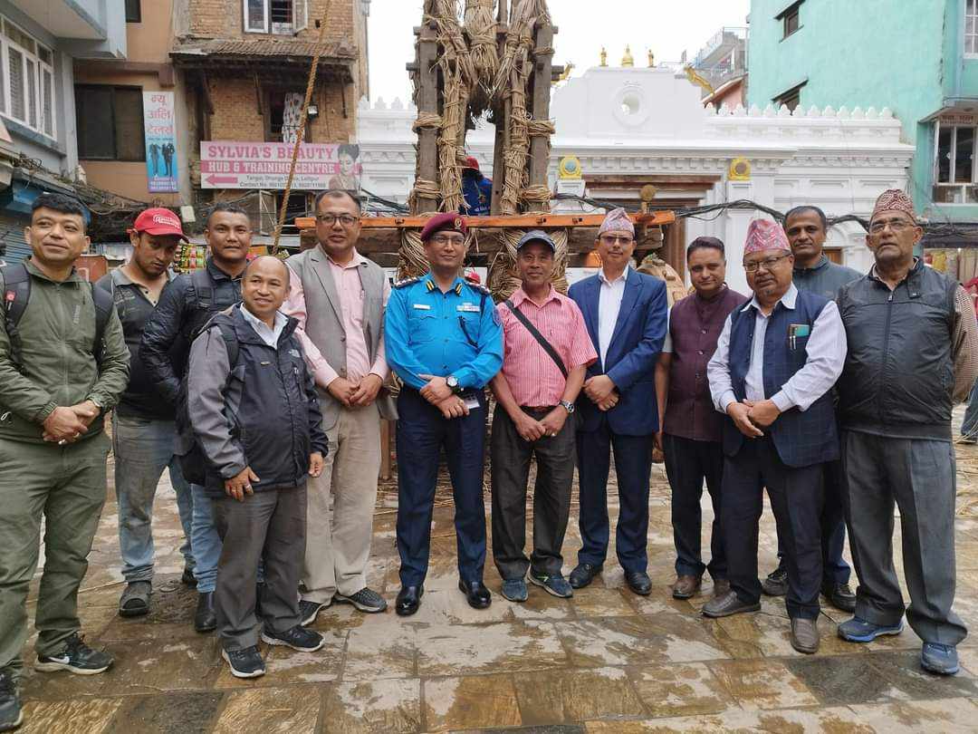 रथनिर्माण बारे गुठी संस्थानद्वारा अवलोकन तथा अन्तरक्रिया