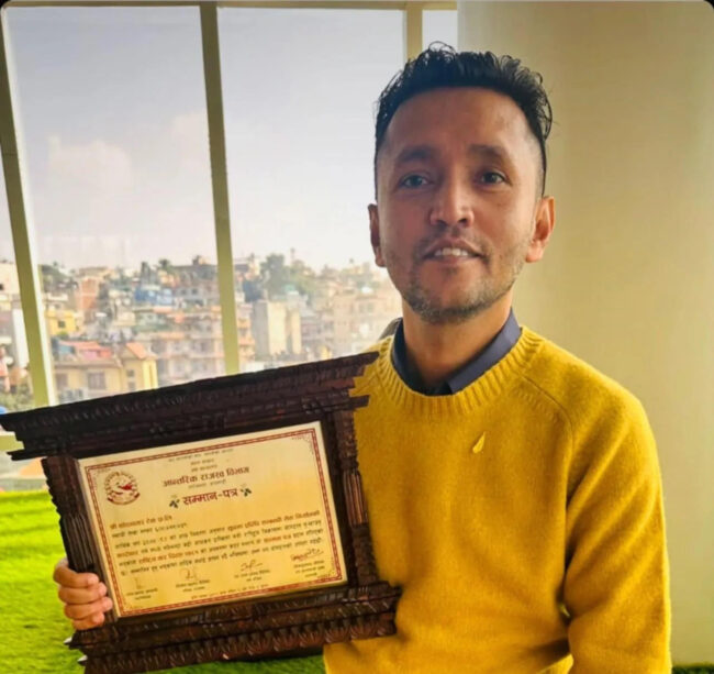 सूचना प्रविधि निर्यात क्षेत्रतर्फ कोडावतार टेक प्रालि बन्यो उत्कृष्ट करदाता