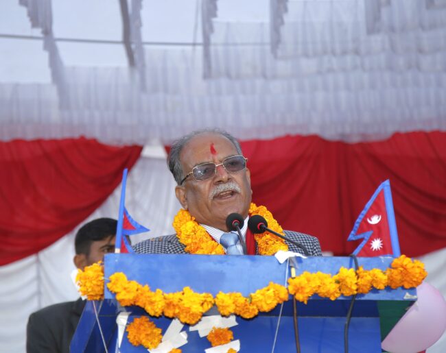 विश्वविद्यालयमा मेरिटोक्रेसिले ल्याएको सुधार सरकारलाई घाडो भएको छ :  अध्यक्ष प्रचण्ड