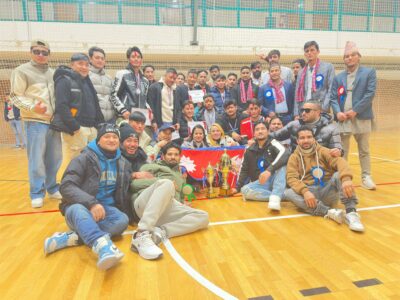क्रोएसियामा भएको नेपाली भलिबल प्रतियोगितामा सुदूरपश्चिमको टिम बिजेता