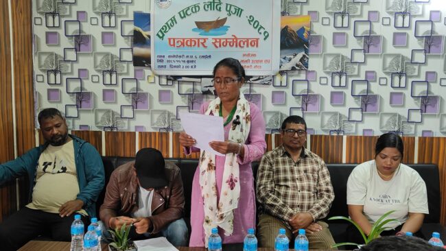 कानेपोखरीमा पहिलो पटक लदी पूजा