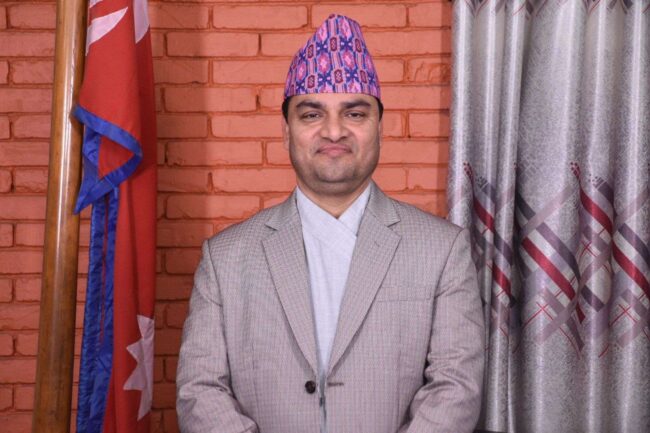 नसर्ने रोगविरुद्धको स्क्रिनिङ अभियान सफल पार्न मन्त्री पौडेलको अपिल