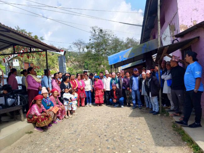 पाख्रिबास ३ मा एमालेको विभिन्न टोल कमिटीहरु गठन
