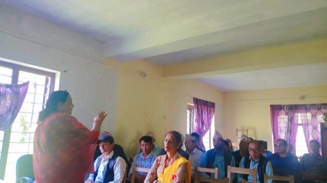 धनकुटाको भीरगाउँमा मेलमिलाप अभिमुखिकरण सम्पन्न