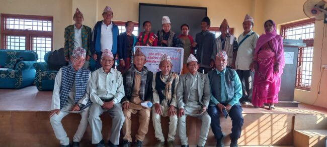 धनकुटाको सहिदभुमीमा जेष्ठ नागरिक संघ पुनर्गठन