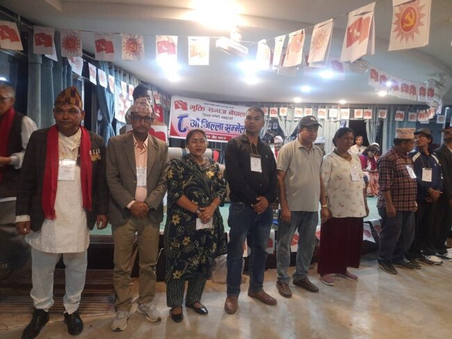 मुक्ति समाज धनकुटाको अध्यक्षमा पुनः मानबहादुर विश्वकर्मा चयन