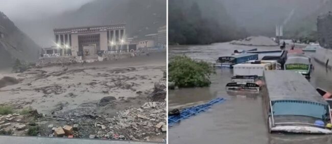 रसुवा र नुवाकोटको बाढी प्रभावित क्षेत्रमा प्रधानमन्त्री (फोटो फिचर)