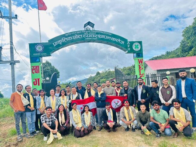 प्राकृतिक स्रोत व्यवस्थापन कलेज पाख्रिबासमा रञ्जन कुमार मेहता सभापति चयन