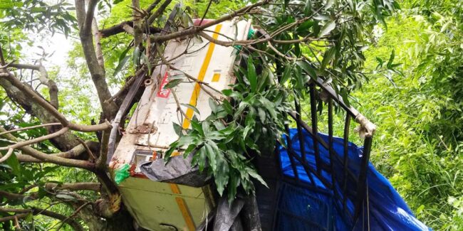 धनकुटाको टेकुनालामा पिकअप दुर्घटना हुँदा २५ जना घाइते, ४ जनाको अवस्था गम्भीर
