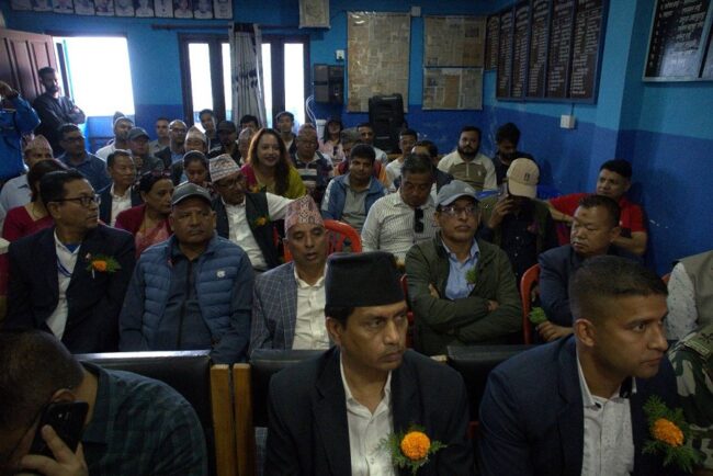 पत्रकार महासंघद्धारा शुभकामना आदानप्रदान सम्पन्न