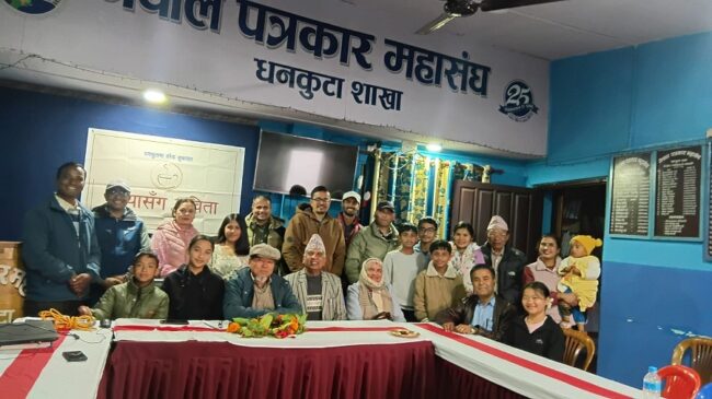 धनकुटामा फस्टाउँदै छ साहित्य, चियासँग कविताको ४८ औं श्रृङ्खला सम्पन्न