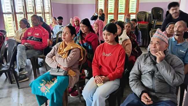 नेपाल–भारत मैत्री संघद्धारा धनकुटामा झुल वितरण