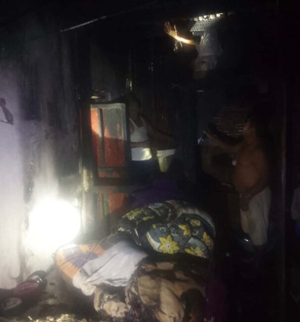 विद्युत् सर्ट भएर आगलागी हुँदा ४ लाख २२ हजार रुपैयाँ बराबरको क्षति